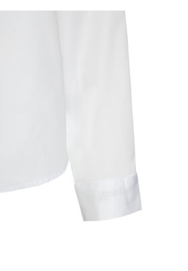 Guess Koszula W5RH31 WAF10 Biały Regular Fit. Kolor: biały. Materiał: bawełna