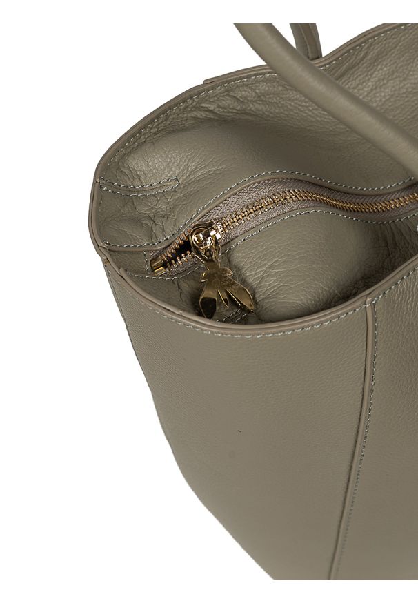 Patrizia Pepe Shopperka | 8B0083/L001 | Kobieta | Zielony. Kolor: zielony. Sezon: lato. Materiał: skórzane. Styl: elegancki, casual