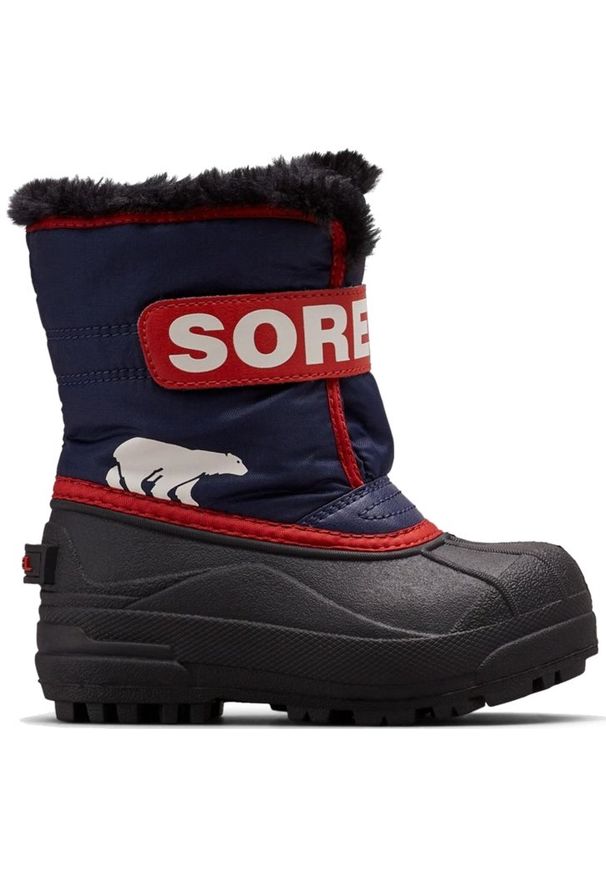 sorel - SOREL Buty śniegowce dziecięce COMMANDER Nocturnal