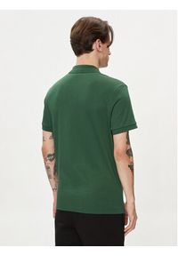 Lacoste Polo DH2050 Zielony Regular Fit. Typ kołnierza: polo. Kolor: zielony. Materiał: bawełna