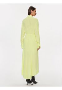 Patrizia Pepe Sukienka codzienna 8A1271/A8I1-G568 Żółty Regular Fit. Okazja: na co dzień. Kolor: żółty. Materiał: wiskoza. Typ sukienki: proste. Styl: casual #2