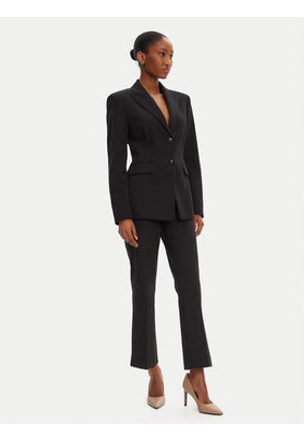 Guess Spodnie materiałowe 5GGB17 7311A Czarny Regular Fit. Kolor: czarny. Materiał: bawełna