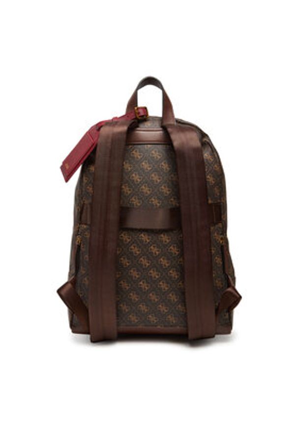 Guess Plecak HMMILO P5219 Brązowy. Kolor: brązowy. Materiał: skóra