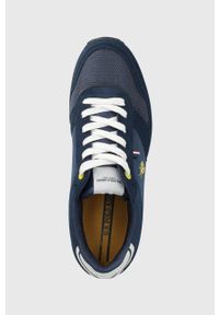 U.S. Polo Assn. buty kolor granatowy. Nosek buta: okrągły. Zapięcie: sznurówki. Kolor: niebieski. Materiał: guma. Obcas: na obcasie. Wysokość obcasa: niski