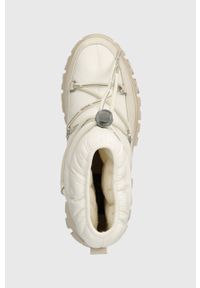 MEXX - Mexx botki Mae damskie kolor biały MXTY025701W. Nosek buta: okrągły. Kolor: biały. Szerokość cholewki: normalna. Obcas: na obcasie. Wysokość obcasa: niski #2