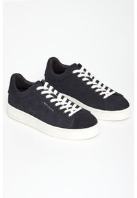 Armani Exchange - Sneakersy męskie zamszowe ARMANI EXCHANGE. Materiał: zamsz