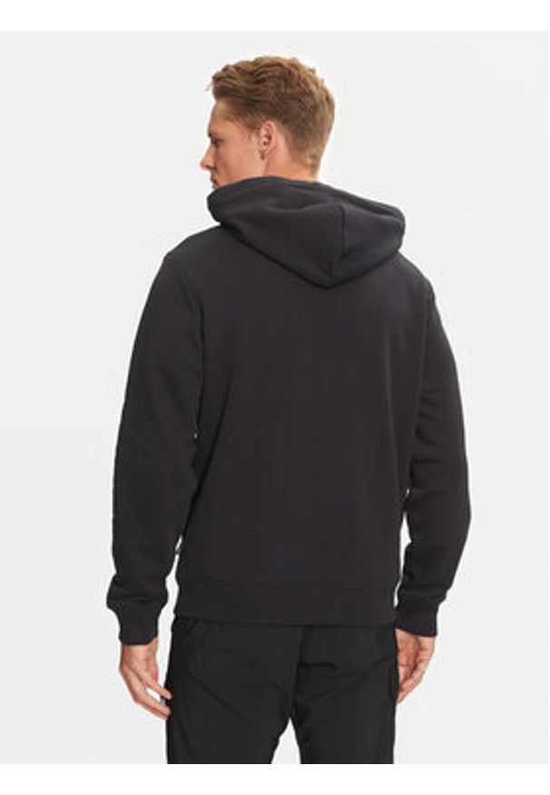 Napapijri Bluza B-Box Logo NP0A4I19 Czarny Regular Fit. Kolor: czarny. Materiał: bawełna