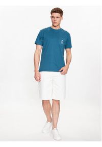 Billabong T-Shirt Troppo ABYZT01716 Niebieski Regular Fit. Kolor: niebieski. Materiał: bawełna #5