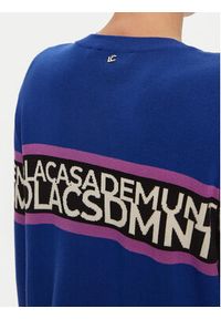 LOLA CASADEMUNT Sweter LF2411020 Niebieski Regular Fit. Kolor: niebieski. Materiał: syntetyk, wiskoza #2