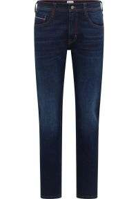 Męskie Spodnie Jeansowe Mustang Style Oregon Slim Denim Blue 1015867 5000 803