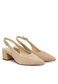 Vagabond Shoemakers Czółenka Marta 5928-140-11 Écru. Kolor: kremowy. Materiał: skóra, zamsz #5