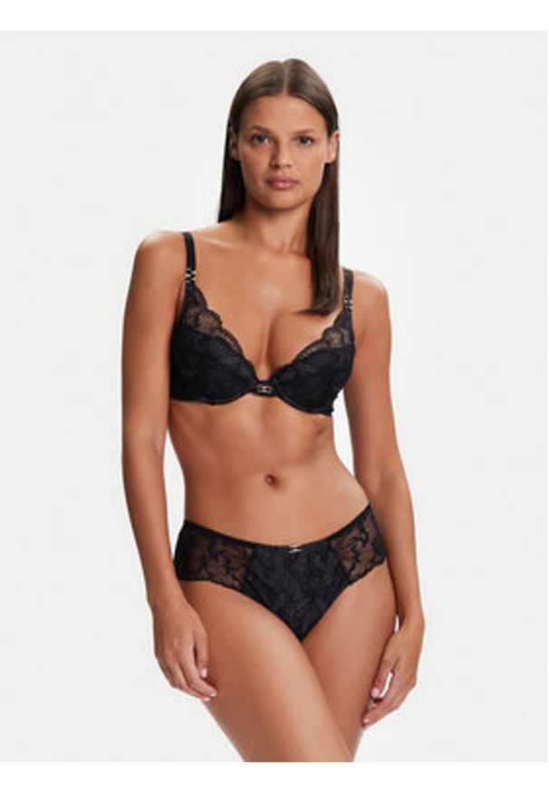 Chantelle Bokserki Muse C19YB0 Czarny. Kolor: czarny. Materiał: syntetyk