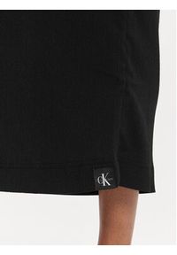 Calvin Klein Jeans Spódnica midi J20J223144 Czarny Regular Fit. Kolor: czarny. Materiał: syntetyk #3