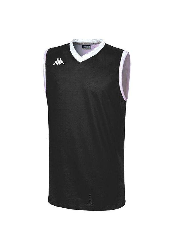 Koszulka do koszykówki dla dzieci Kappa Cefalu. Kolor: wielokolorowy, biały, czarny. Sport: koszykówka