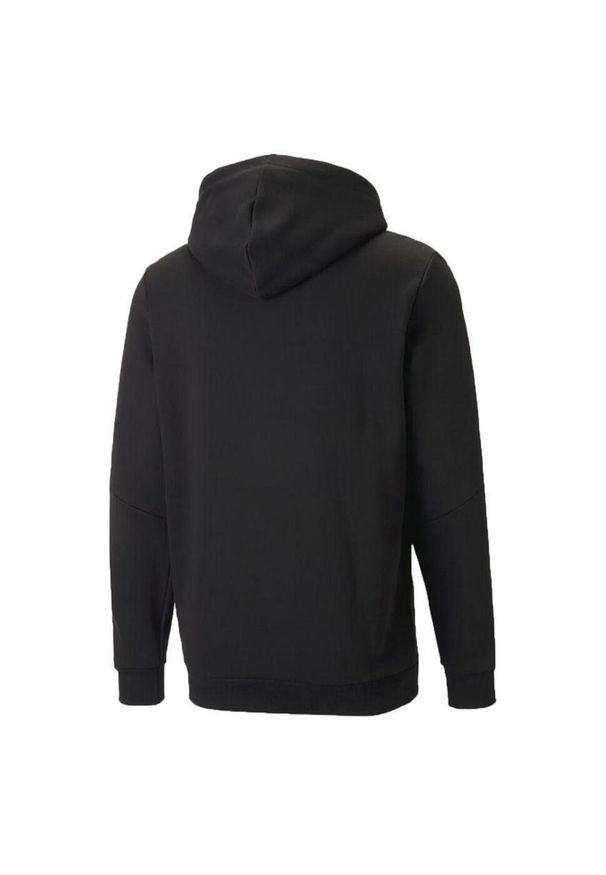 Puma - Męska Bluza Z Kapturem Essential+ Taped Full Zip. Typ kołnierza: kaptur. Kolor: czarny