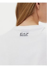 EA7 Emporio Armani T-Shirt 7W000491 AF12957 U0002 Biały Regular Fit. Kolor: biały. Materiał: bawełna #4