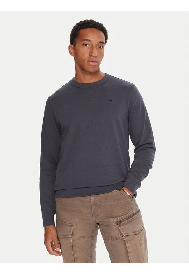 G-Star RAW - G-Star Raw Bluza Nifous D25121-D566 Granatowy Regular Fit. Kolor: niebieski. Materiał: bawełna, syntetyk