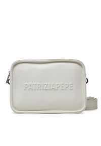 Patrizia Pepe Torebka 2B0127/L113 Biały. Kolor: biały. Materiał: skórzane