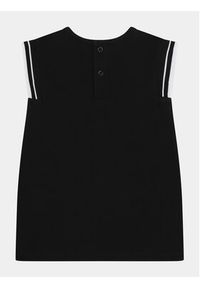 Karl Lagerfeld Kids Sukienka codzienna Z30118 S Czarny Regular Fit. Okazja: na co dzień. Kolor: czarny. Materiał: bawełna. Typ sukienki: proste. Styl: casual #2