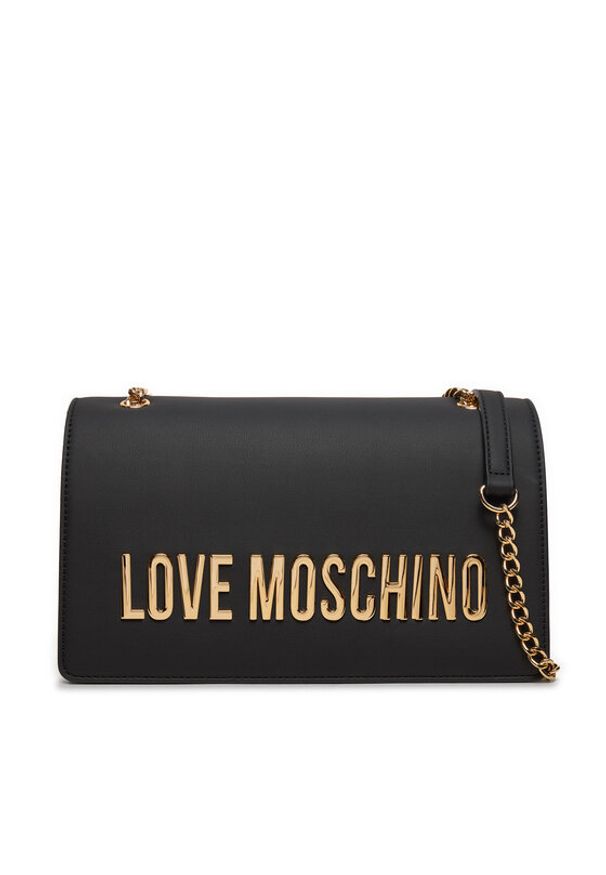 Love Moschino - LOVE MOSCHINO Torebka JC4192PP1LKD0000 Czarny. Kolor: czarny. Materiał: skórzane