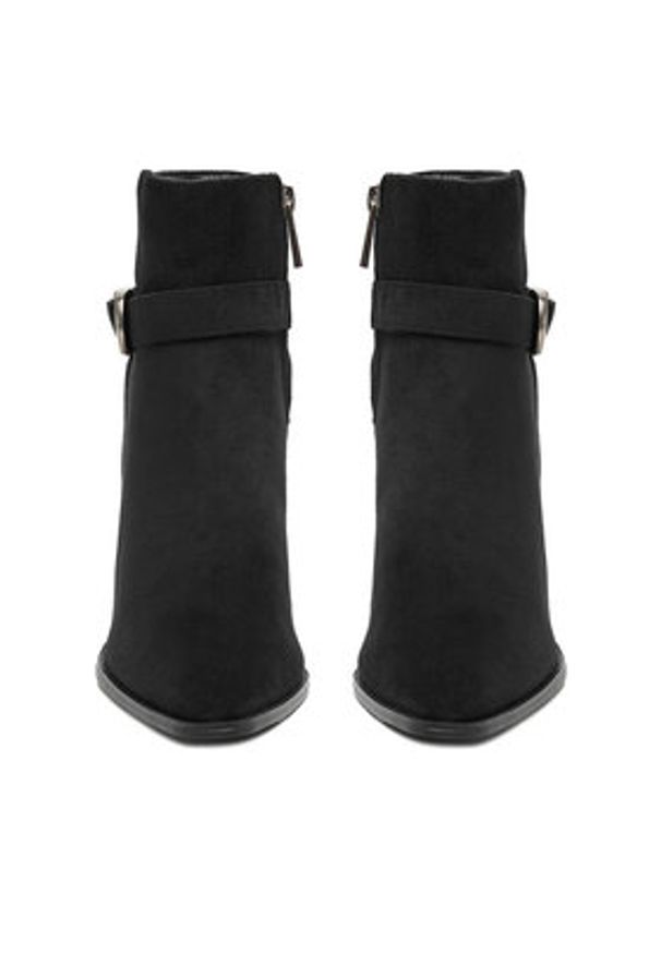 Jenny - JENNY Botki CEO-LS6128-02 Czarny. Kolor: czarny. Materiał: materiał