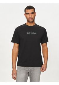 Calvin Klein T-Shirt Shadow Embosed Logo K10K113105 Czarny Regular Fit. Kolor: czarny. Materiał: bawełna