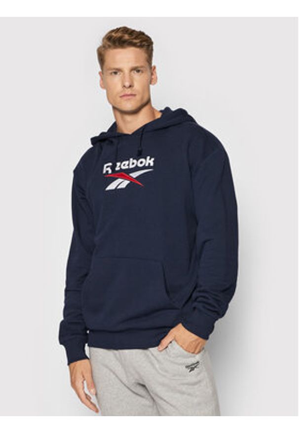 Bluza Reebok. Kolor: niebieski