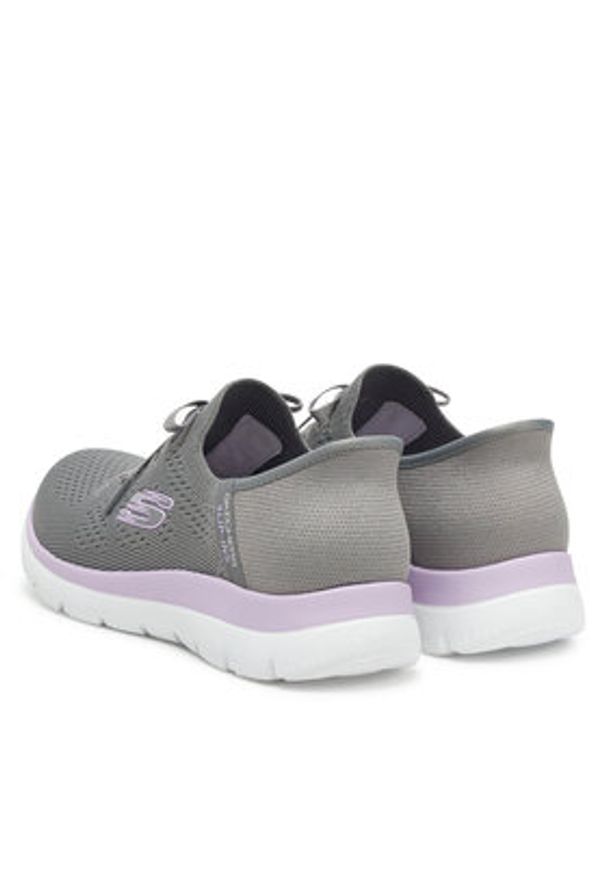 skechers - Skechers Sneakersy Summits-New Daily 150263/GYLV Szary. Kolor: szary. Materiał: materiał