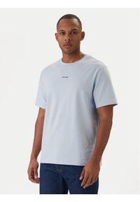 Calvin Klein T-Shirt Logo 30s LV04LD230G Brązowy Regular Fit. Kolor: brązowy. Materiał: bawełna #1