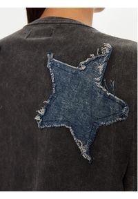 One Teaspoon T-Shirt Denim Star 26858 Szary Relaxed Fit. Kolor: szary. Materiał: bawełna #4