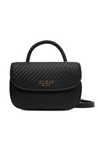 Guess Torebka Mirema HWWG96 31200 Czarny. Kolor: czarny. Materiał: skórzane