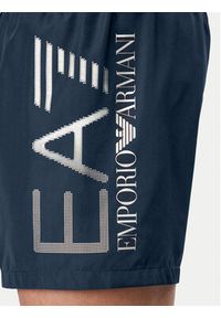 EA7 Emporio Armani Szorty kąpielowe 7M002001 AF14497 MB010 Granatowy Regular Fit. Kolor: niebieski. Materiał: syntetyk #3