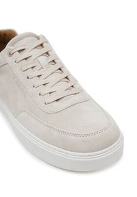 Calvin Klein Sneakersy Clean Cup Low Laceup Oxf Su HM0HM01880 Beżowy. Kolor: beżowy. Materiał: skóra #4