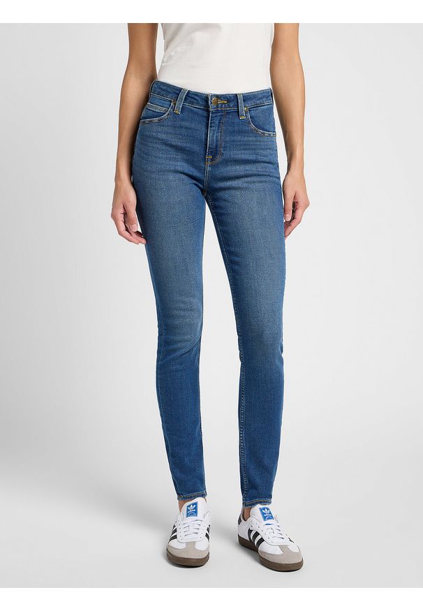 Lee - LEE DAMSKIE SPODNIE JEANSOWE LEE SCARLETT HIGH MID MARTHA 112360026