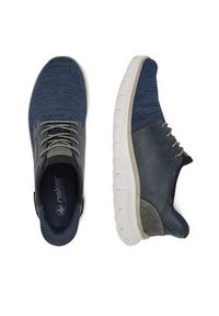 Rieker Sneakersy B6658-14 Granatowy. Kolor: niebieski. Materiał: materiał #5