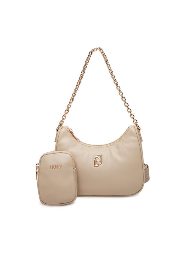 Liu Jo Torebka S Hobo AF5180 E0077 Beżowy. Kolor: beżowy. Materiał: skórzane