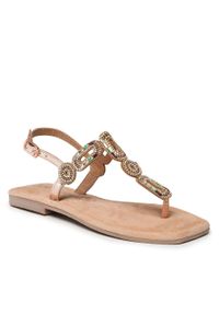 Sandały Lazamani 33.540 Peach. Materiał: skóra #1