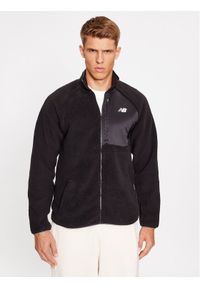 New Balance Bluza Q Speed Sherpa Jacket MJ33285 Czarny Regular Fit. Kolor: czarny. Materiał: syntetyk #1
