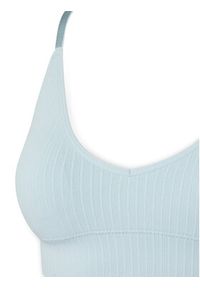 Hunkemöller Biustonosz top Dianne 302142 Błękitny. Kolor: niebieski. Materiał: syntetyk #4