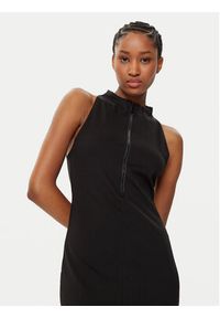 Armani Exchange Sukienka codzienna XW000091 AF10805 UC001 Czarny Slim Fit. Okazja: na co dzień. Kolor: czarny. Materiał: syntetyk, wiskoza. Typ sukienki: proste. Styl: casual #5