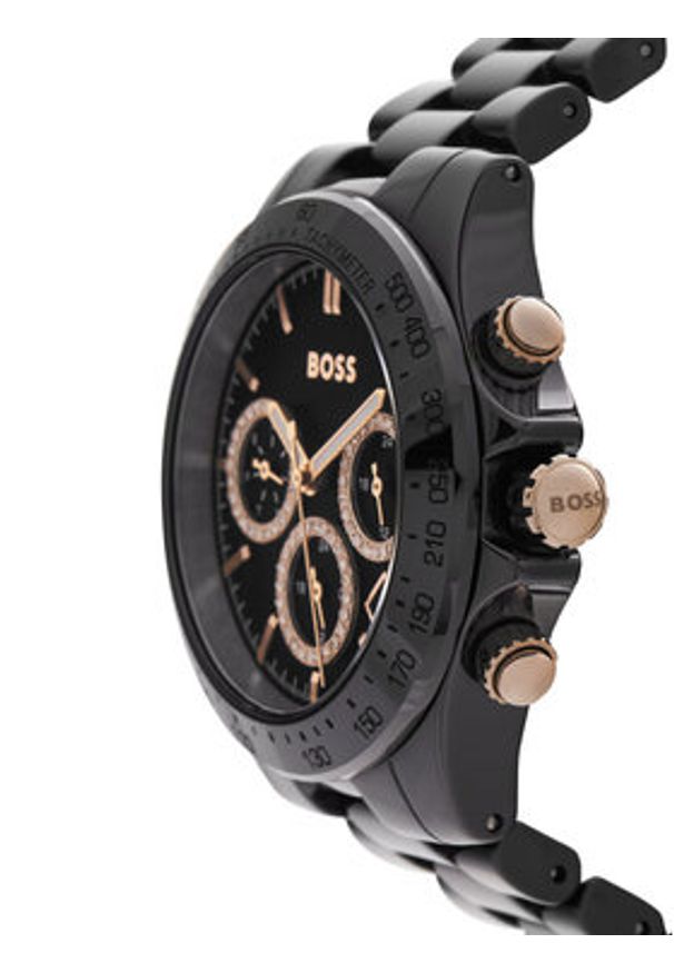 BOSS Zegarek Novia 1502633 Czarny. Kolor: czarny