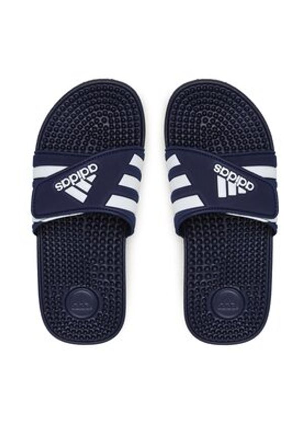 Adidas - adidas Klapki adissage F35579 Granatowy. Kolor: niebieski. Materiał: syntetyk