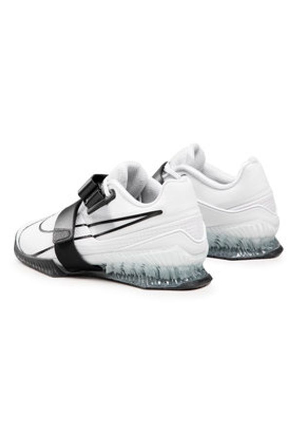 Nike Buty na siłownię Romaleos 4 CD3463 101 Biały. Kolor: biały. Materiał: materiał. Sport: fitness