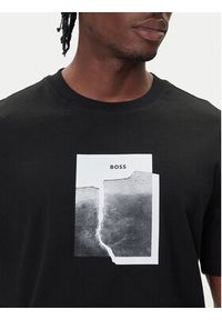 BOSS T-Shirt Te_Brokenice 50554640 Czarny Regular Fit. Kolor: czarny #4