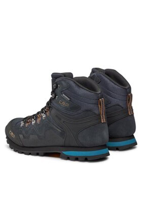 CMP Trekkingi Athunis Mid Trekking Shoe Wp 31Q4977 Szary. Kolor: szary. Materiał: zamsz, skóra. Sport: turystyka piesza