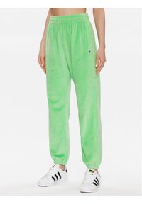 Champion Spodnie dresowe 116257 Zielony Regular Fit. Kolor: zielony. Materiał: bawełna, dresówka