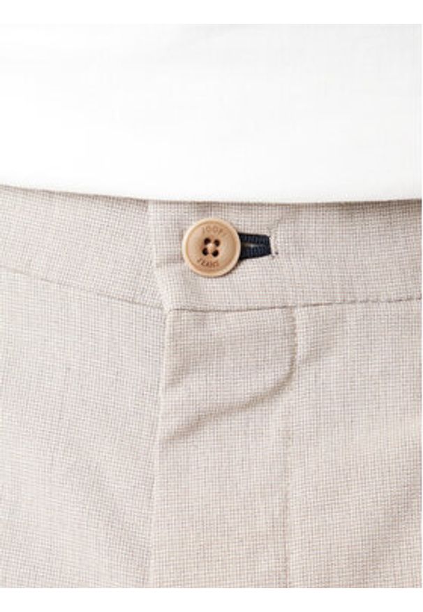 JOOP! Jeans Spodnie materiałowe Lead2 30101677 Beżowy Slim Fit. Kolor: beżowy. Materiał: syntetyk