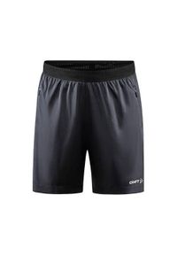 Spodnie treningowe damskie Craft Evolve Zip Pocket. Kolor: czarny, wielokolorowy, niebieski. Materiał: materiał, syntetyk. Długość: krótkie