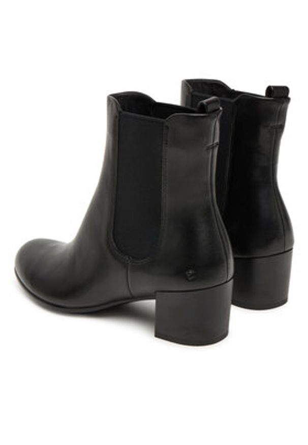 ecco - ECCO Botki Dress Classic 20992301001 Czarny. Kolor: czarny. Materiał: skóra