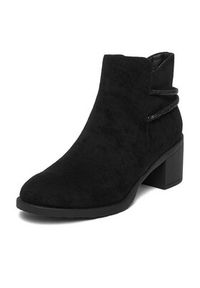 Clara Barson Botki CEO-LM9690-T21 Czarny. Kolor: czarny. Materiał: materiał #3
